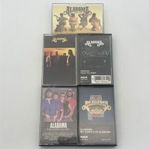 Alabama Cassette Tape Lot 5 Albums My Homes In Alabama Southern Star Just Us RCA